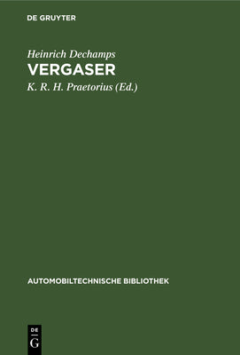 Vergaser (Automobiltechnische Bibliothek) (German Edition)