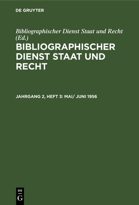 Mai/ Juni 1956 (German Edition)